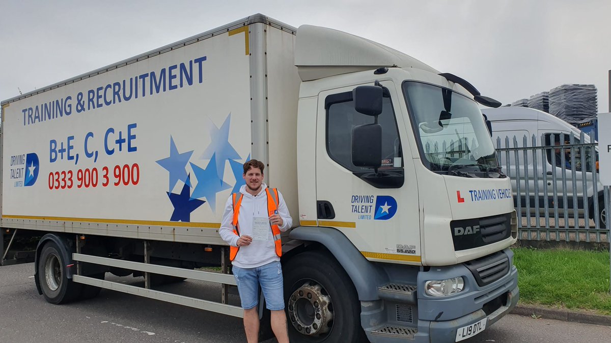 Big well done to Sam passing his HGV Class 2!! ✨