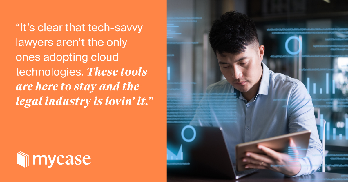 MyCaseInc's tweet image. It&apos;s evident that cloud technologies have become a staple in the legal industry: the industry has moved to embrace these tools and their presence is here to stay.

Read more about cloud technology&apos;s impact on the legal field at bit.ly/3OaPHaz

#legalsoftware