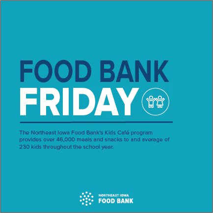 NEIFB's tweet photo. How many years do you think we have been doing our Kid's Café Program?
a) 3 years
b) 18 years
c) 10 years
d) 9 years
#NEIFB #iowa #waterlooiowa #iowaeats #nonprofit #FoodBankFriday #FarmersMarketWeek #donations https://t.co/LkpaqSwITw