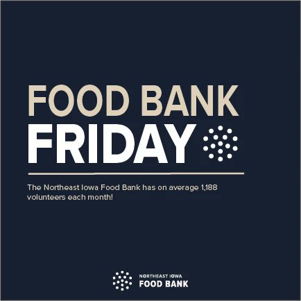 NEIFB's tweet photo. Our volunteers are the best! If you are interested in volunteering, check out this link: https://t.co/7lrv6dFHVu #NEIFB #iowa #waterlooiowa #iowaeats #nonprofit #FoodBankFriday #FarmersMarketWeek #donations https://t.co/BQK42hDhY7