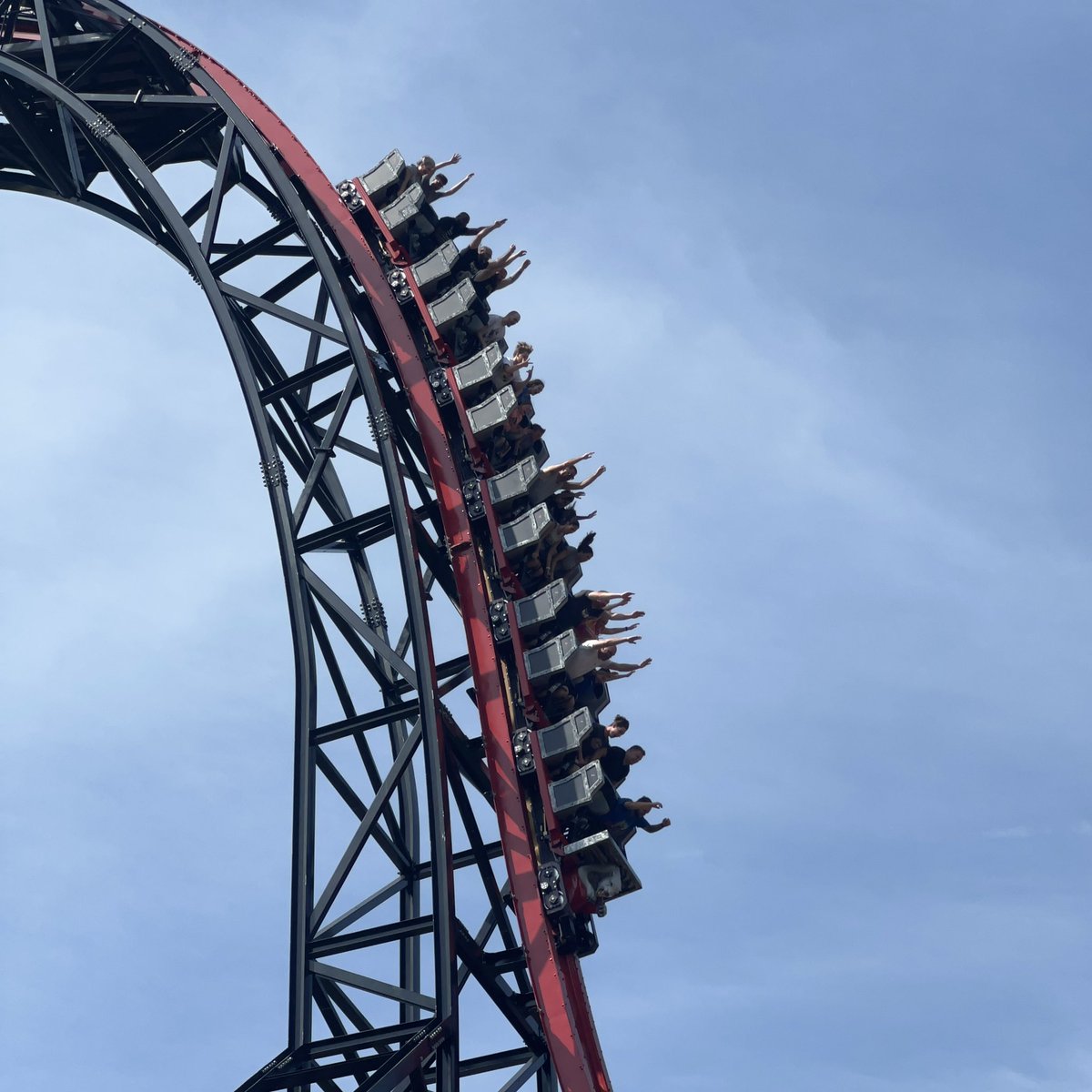 CoastingTom's tweet photo. Today is National Rollercoaster Day, who’s riding today? #SixFlags #cedarfair #seaworld #buschgradens #funspot #herschendentertainment #merlinentertainment #disney #universal #rollercoasters #rollercoasterenthusiast #thrills #fun #themepark #amusementpark https://t.co/jhQDDH7rsS