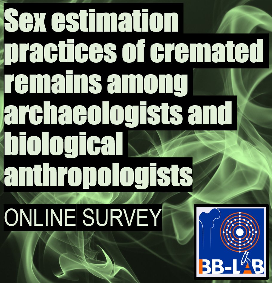 🔥Cremations people🔥 we need your help with our research! Please fill out this short questionnaire on sex estimation of cremated remains.

Please share and contact us if you have any questions!

Links 👇
English: limesurvey.vub.be/126839?lang=en 
French: limesurvey.vub.be/126839?lang=fr
