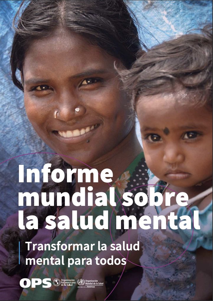 📢 ¡Ya disponible en español! 🌍 Informe Mundial sobre Salud Mental de <a href="/WHO/">World Health Organization (WHO)</a>: Transformando la Salud Mental para Todos.
Casos regionales de Brasil, Chile, Perú y más.
🔗 Lee aquí: iris.paho.org/handle/10665.2… #SaludMental #SaludGlobal