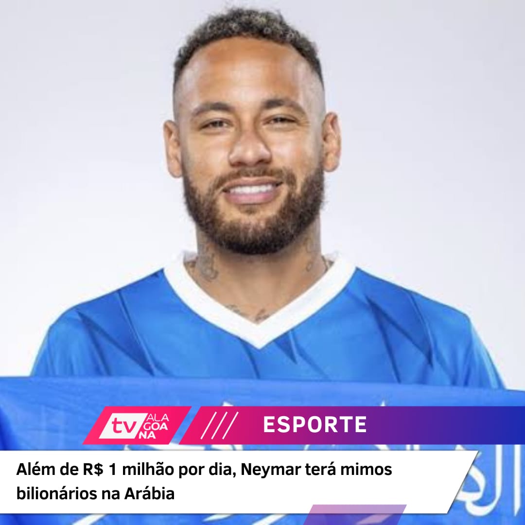 No Al Hilal, da Arábia Saudita, Neymar vai ganhar um salário anual de R$ 430 milhões, o que significa mais de R$ 1 milhão por dia. Segundo o perfil @ActuFoot_, com mais de 6 milhões de seguidores no Twitter, os árabes ofereceram outros “mimos” ao craque brasileiro.
#NeymarJr