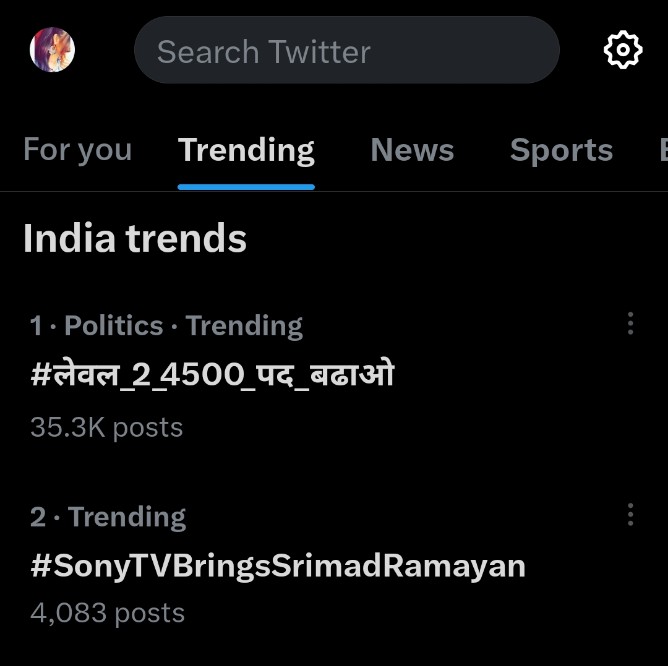 Top trending 🔥🔥🎉🎉
#लेवल_2_4500_पद_बढाओ
<a href="/Pooja_Bikaner/">𝐏𝐨𝐨𝐣𝐚 𝐆𝐨𝐝𝐚𝐫𝐚</a>