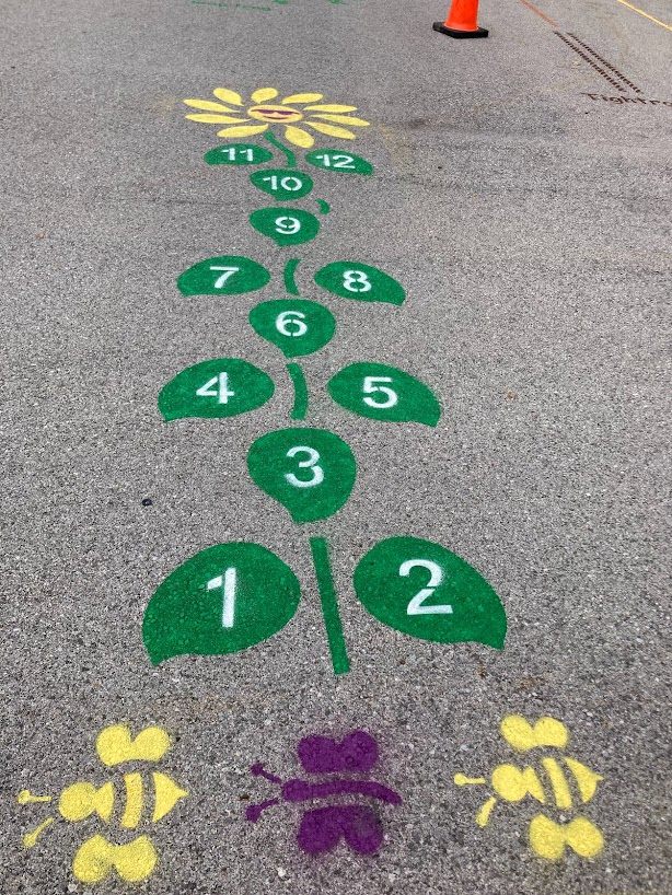 GrizzliesGH's tweet photo. Our Outdoor Sensory Pathways are ready for our students at Gayhead Elementary! @WCSDEmpowers Thank you to @FitandFunPlay @GayheadPTA https://t.co/tZ2VzvWJpQ