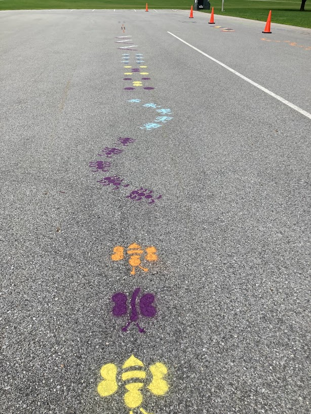 GrizzliesGH's tweet photo. Our Outdoor Sensory Pathways are ready for our students at Gayhead Elementary! @WCSDEmpowers Thank you to @FitandFunPlay @GayheadPTA https://t.co/tZ2VzvWJpQ