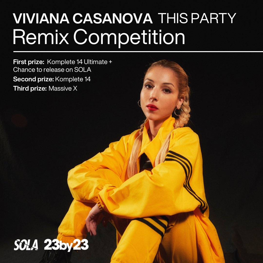 So for example, with SOLA on Monday, August 14, if you are 23by23 alumni, we will send your demo to SOLA on your behalf.

#sola #vivianacasanova #womeninelectronicmusic #womenindancemusic #femaledj #femaleproducer #shesaidso #sheisthemusic #23by23 #femmehouse