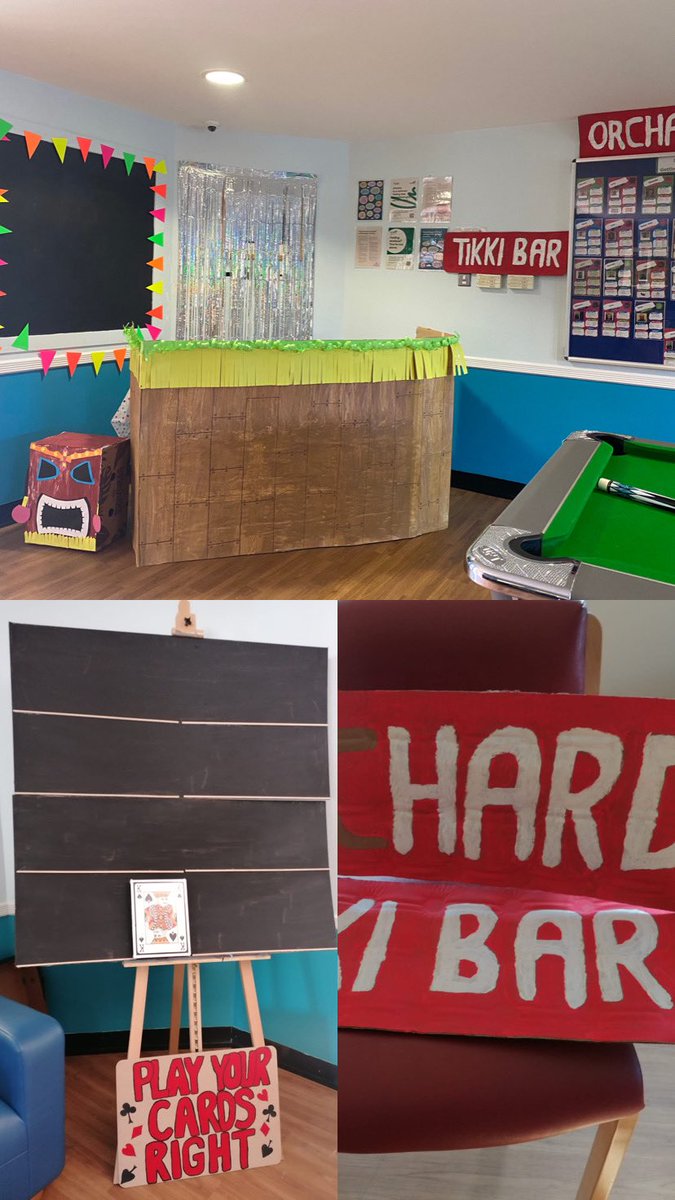 Gemma Wright (@gemmafarrahw) on Twitter photo Tonight at <a href="/theorchardlscft/">The Orchard</a> - mocktails at the tikki bar🍹card games ♣️ music 🎶 and of course a buffet 🍩
A lot of hard work went into preparing this from both staff and patients 💙 <a href="/AlexBlandOT/">Alexandra Bland</a> <a href="/Racheal_Hold/">Racheal Cumpsty Hold</a> <a href="/GoalsOlivers/">OliversLifeGoals</a> <a href="/ClareBensonMH/">Clare Benson</a> <a href="/magsquinn66/">margaret quinn</a> <a href="/LesleyP222/">Lesley Whittaker</a> <a href="/BenLSCFT/">Ben Morgan</a> Tonight at <a href="/theorchardlscft/">The Orchard</a> - mocktails at the tikki bar🍹card games ♣️ music 🎶 and of course a buffet 🍩
A lot of hard work went into preparing this from both staff and patients 💙 <a href="/AlexBlandOT/">Alexandra Bland</a> <a href="/Racheal_Hold/">Racheal Cumpsty Hold</a> <a href="/GoalsOlivers/">OliversLifeGoals</a> <a href="/ClareBensonMH/">Clare Benson</a> <a href="/magsquinn66/">margaret quinn</a> <a href="/LesleyP222/">Lesley Whittaker</a> <a href="/BenLSCFT/">Ben Morgan</a>