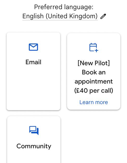 LomaxPPC's tweet image. Spotted on @GoogleAds support options today. It looks like support might become a paid option moving forward. 

Is there any insight on this @adsliaison  ?

#ppcchat