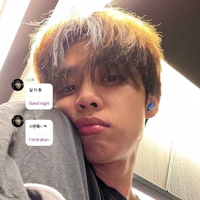 412lovebot's tweet image. good night from sunwoo ♥︎.ᐟ