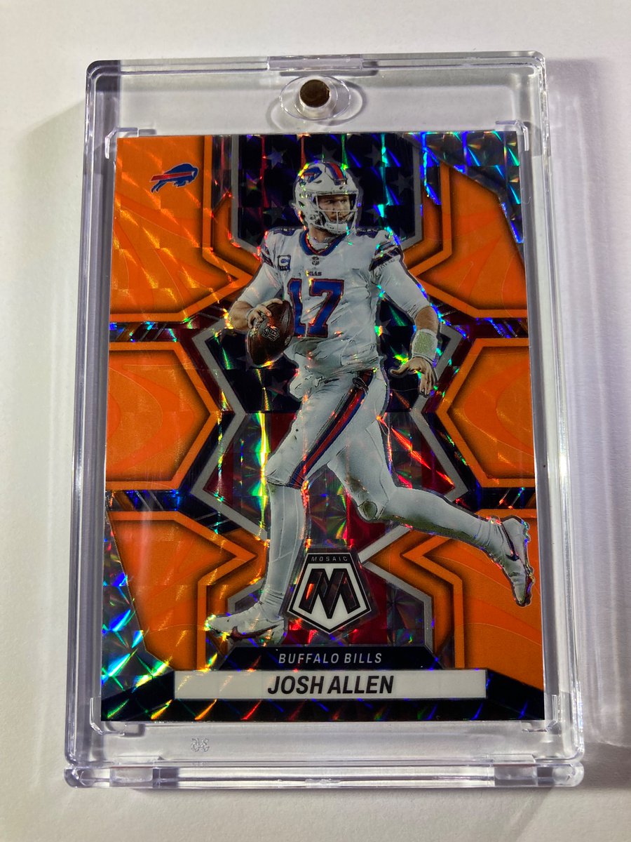 1218Sports's tweet photo. 🎁Appreciation Day Giveaway🎁

Winner Announced Tuesday

#BillsMafia 

🔥Josh Allen Orange &amp; Blue Mosaic

To enter
1. Follow
2. Retweet
3. Like

#NFL #Buffalo #Bills https://t.co/7euItsTtjr