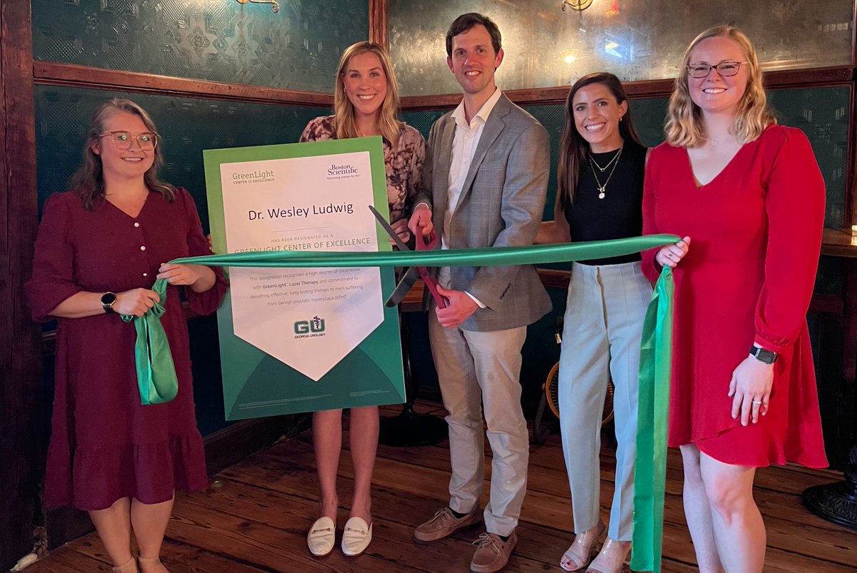 bsc_urology's tweet photo. Congratulations to Dr. Wesley Ludwig at @gaurology for being designated a Greenlight Center of Excellence! We’re excited his team has chosen to give men dealing with an enlarged prostate an effective, long-lasting treatment option. #TreatBPH #GreenLightPVP https://t.co/Bip35gjDO9