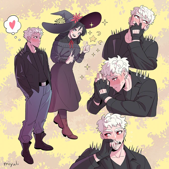Morgana and (blushing) Oz 