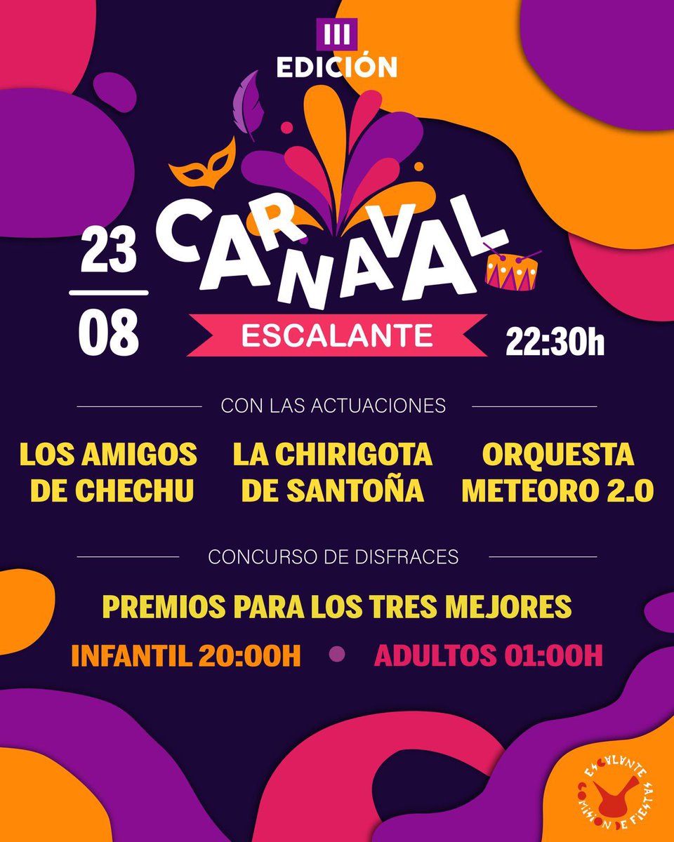 comision_esca's tweet photo. 🎉🎉CARNAVAL🎉🎉 https://t.co/V20sr2s3Yk
