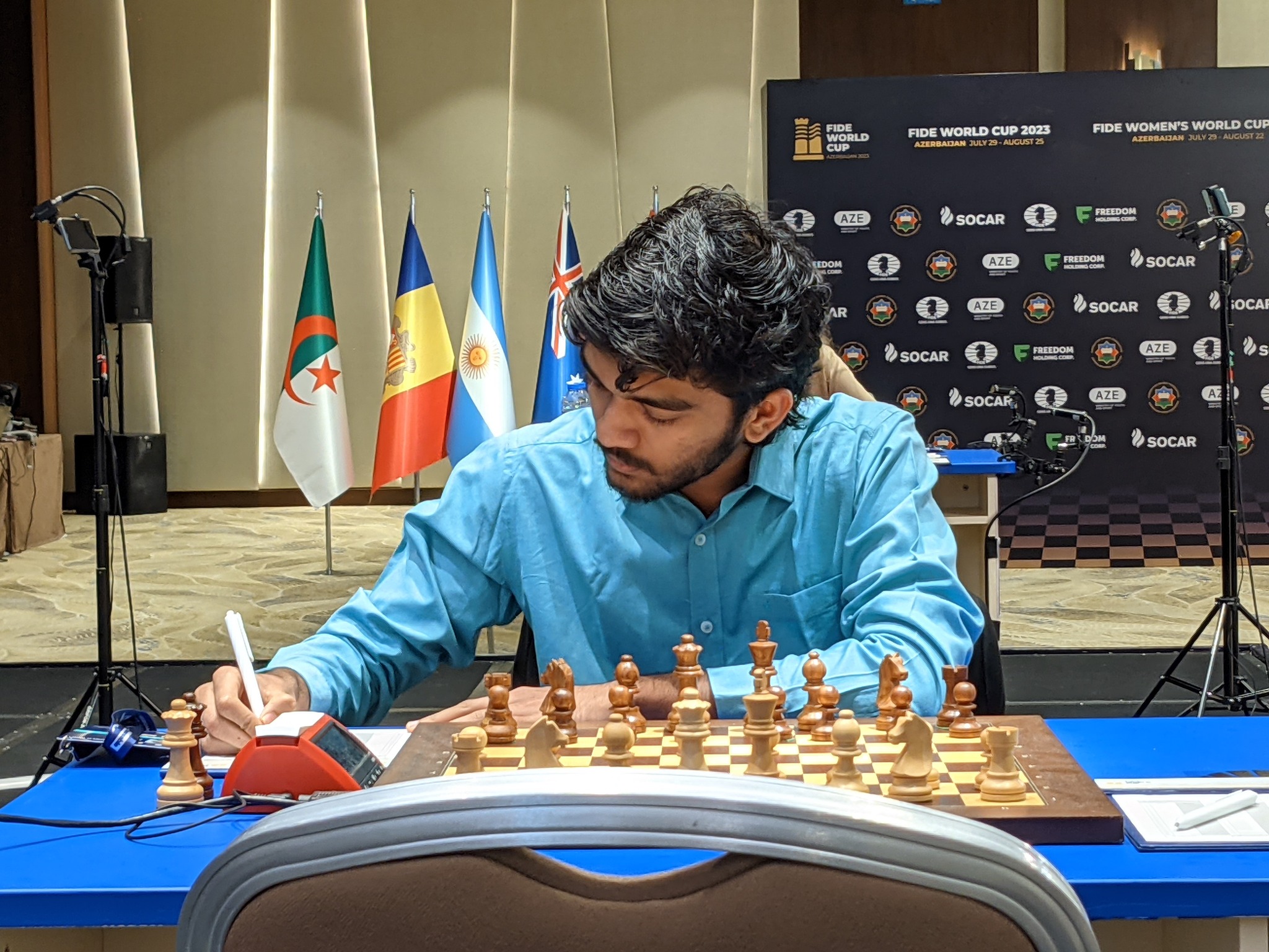 ChessBase India on X: D Gukesh draws against Magnus Carlsen with