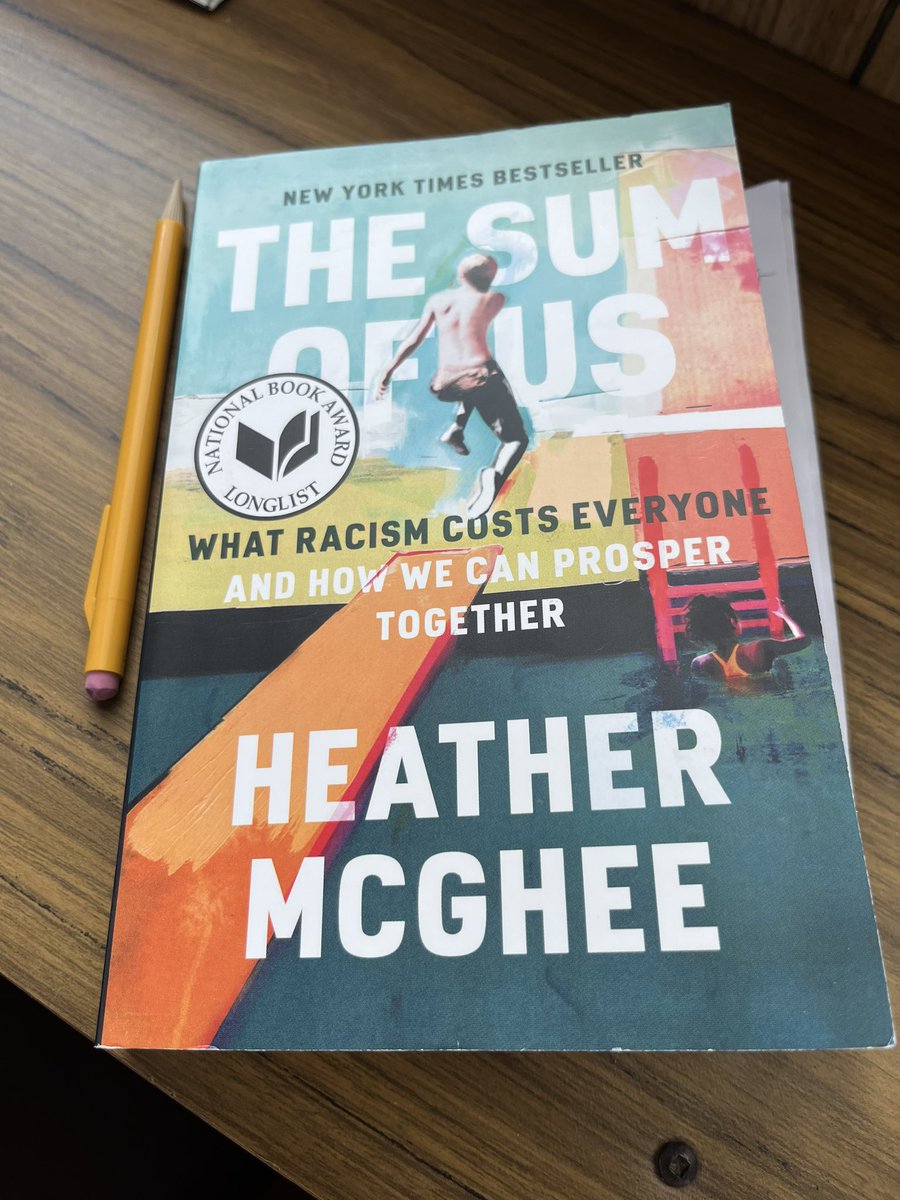 Wow! Finished @hmcghee The Sum of Us. Engaging, well-written book with original ideas & practical way forward. Get’s beyond the obvious, draws on evidence, points out economic costs of zero-sum mindset, and demonstrates the benefit to all of the “solidarity dividend.” @jimwallis
