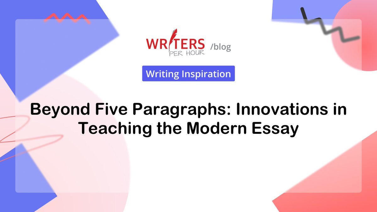 🌟 Move over, five-paragraph essay! Dive into fresh formats and discover the future of #storytelling. 🖋️✨ 🔗 writersperhour.com/blog/teaching-…! #ModernEssay #EvolvingWriting #EducationInnovation