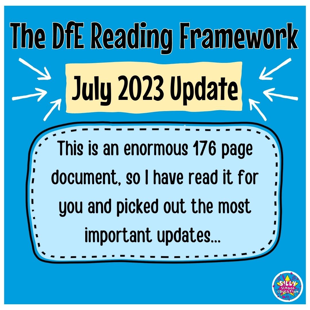 SillyEducation's tweet photo. The updated DfE Reading Framework in nice, easy bite sized chunks for you to read with a cup of tea. #dfe #dfereadingframework #readingframework #updatedreadingframework #teachersofinstagram #teachreading #reading #dfereading #teacher #yourewelcome -SCROLL DOWN : ) https://t.co/EzykP6FTLP