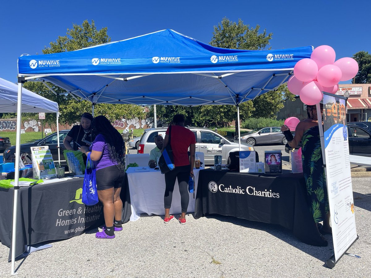 Cyd_L's tweet photo. Over 50 vendors are out at the Lafayette Avenue Market today for the first ever Phyllis L. Poore Recovery Resource Fair hosted by @JHUNursing @ictrjhu #CEALDMV partner #SONSofPhoenix to support our communities impacted by substance use. >200 have stopped by so far! Come join us! https://t.co/8kwUavcRO2