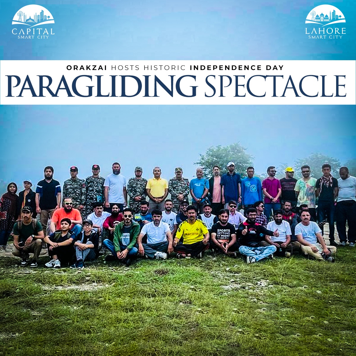 smartcitypk1's tweet photo. Embarking on thrilling heights and new horizons!

#SmartCity #CapitalSmartCity #LahoreSmartCity #ParaGliding #Orakzai #independencedaypakistan #FDHL https://t.co/wXZag87Ckm