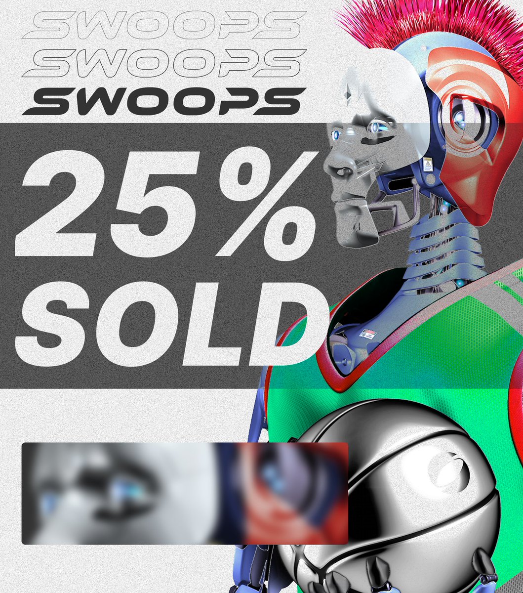 📢 25% SOLD OUT

From our 650 supply, only 480 remain! Grab a SSN2 Swoopster while they're hot! 🤖🔥💯