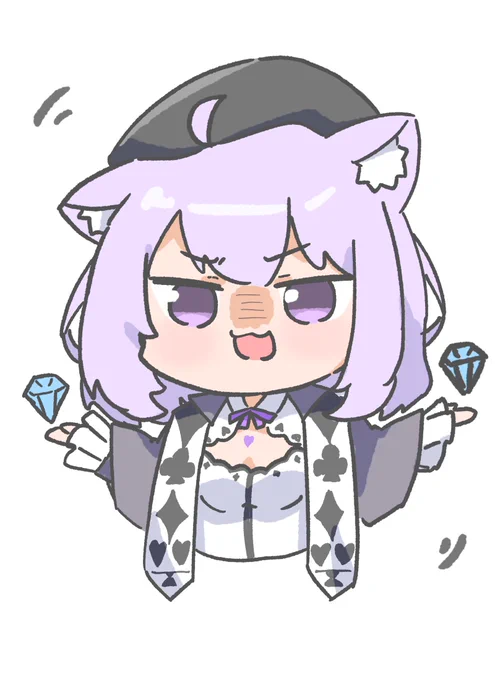 闇のダイヤ商人おかゆ#絵かゆ 