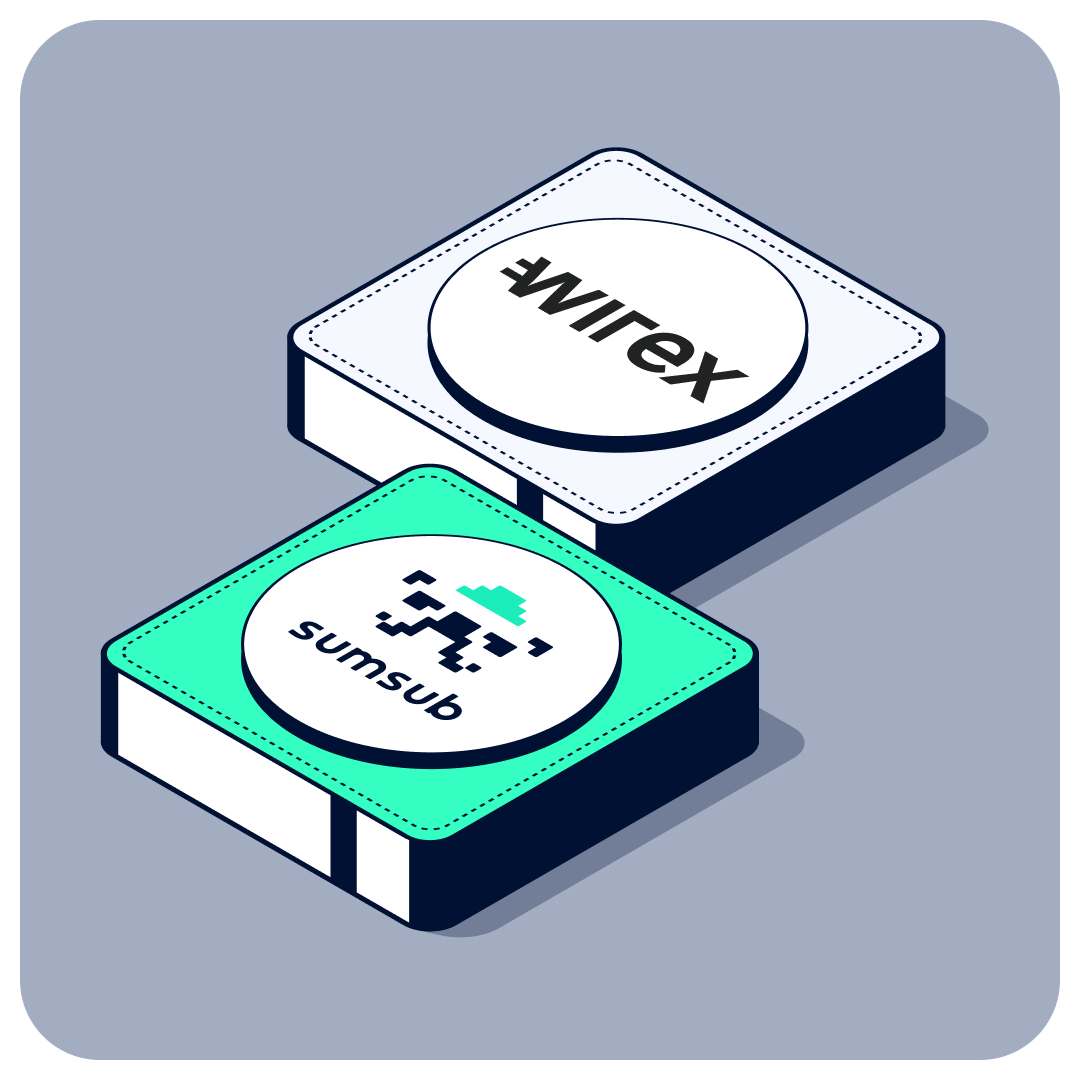sumsub's tweet image. Big News! 🎉  
@wirexapp, a global digital payment pioneer, is partnering with Sumsub to power up their KYC &amp;amp; VASP Travel Rule compliance. 

Your digital transactions just got an upgrade.  
More details: sumsub.link/eow 

#DigitalPayments #KYC #VASP