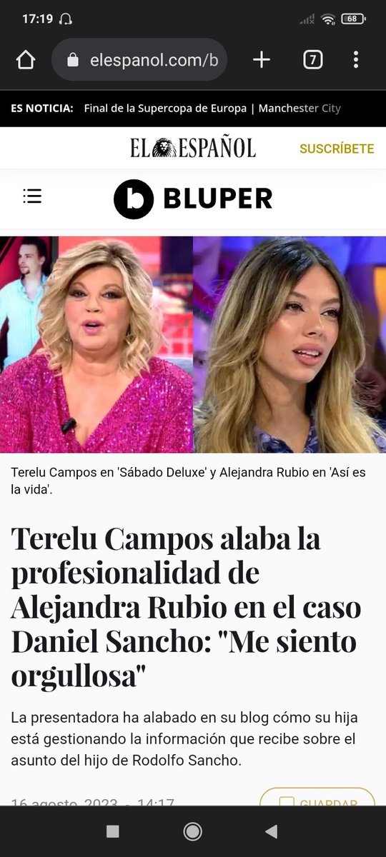 Yo que puedo decir ????
Sabía que Terelu Campos es un ser malévolo,sin ética ni decencia ,me da igual que me ataquen sus palmeros ,estás vagas REPUGNANTES