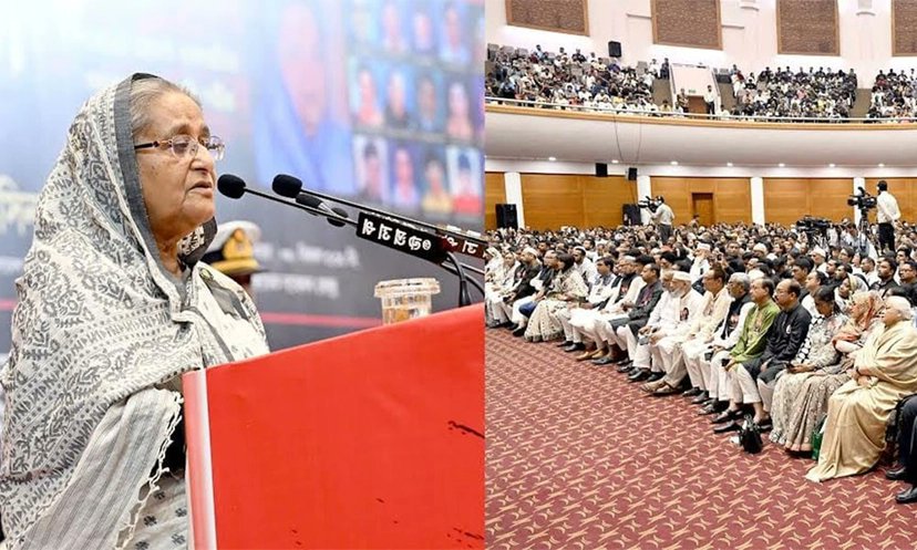 ভোট চুরির অপরাধে খালেদা জিয়া দুইবার ক্ষমতাচ্যুত হয়েছে : শেখ হাসিনা