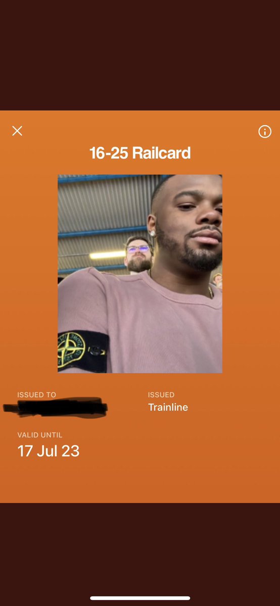 You’ve got to let the ticket inspector know who’s in charge.

This isn’t just a railcard, this is a free pass for any train in the country.

Not a single inspector will fancy their chances in giving out a fine to someone with such immaculate #badgein skills.

9.8/10.