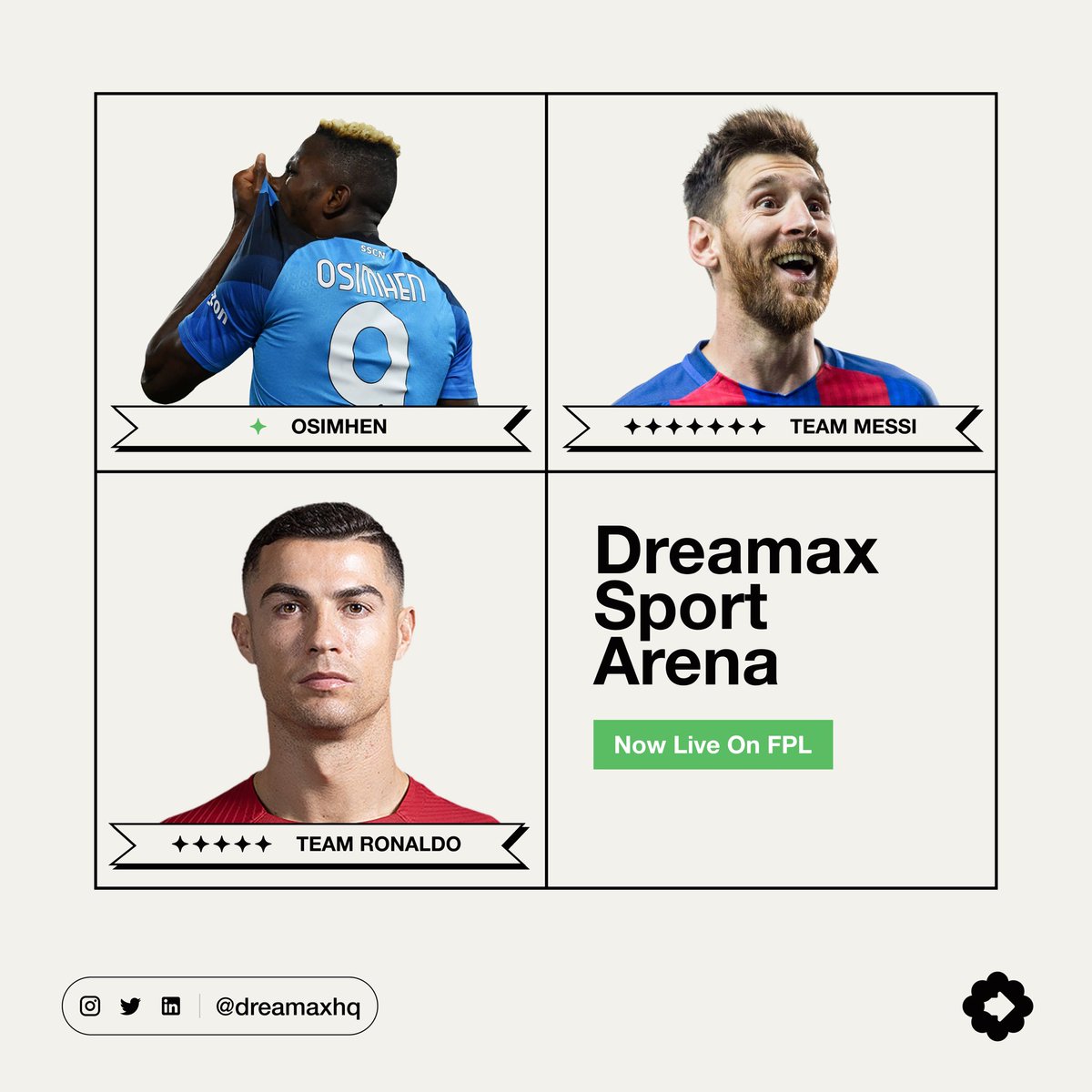 Hello Dreamax 👋🏿 All work and no play makes one a quack designer, we’re scoringly excited to announce our FPL LEAGUE ⚽ Compete with your fellow dreamers to grab a $10,000 cash prize 🏆 oh! sorry 10,000 Naira cash prize 😉 …