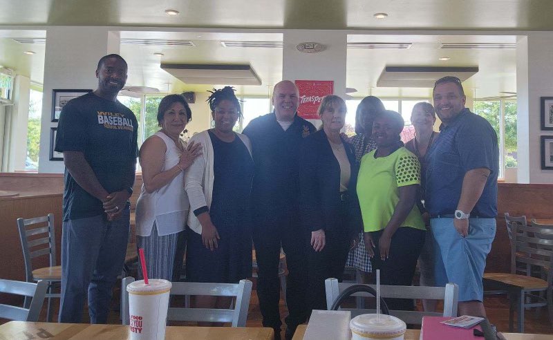 We’re excited about our new partnership with @PDQFreshFood. Thank you for the hospitality and ideas for engaging families! @wsfcs @CMarkBatten #peoplededicatedtoquality