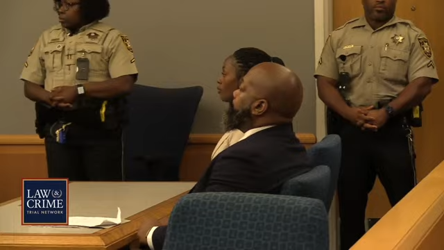 cathyrusson's tweet photo. Defendant's mother's contempt hearing result:  Sentenced to 3 days for indirect criminal contempt.  She'll be taken into custody immediately and released Sat. morning.  Her phone will be returned at that time. #AustinFord's mother took video/photo inside court that included jurors during the trial.