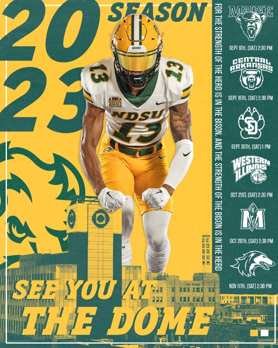 Thanks for the game day invite! @PetersNDSU