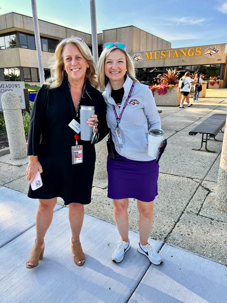MLuckritz's tweet photo. Happy 1st Day of School!
Perfect day to start @RMHSMUSTANGS school year off right! Thank you, @District214 School Board Member Millie Palmer, for helping to welcome students #214Firstday
@RMHSKelly @ScottRoweEdD @RMHSstampede @CoachBakerRMHS @rmhsboosters @RMHSMustangsAD https://t.co/9x2bZTupG8