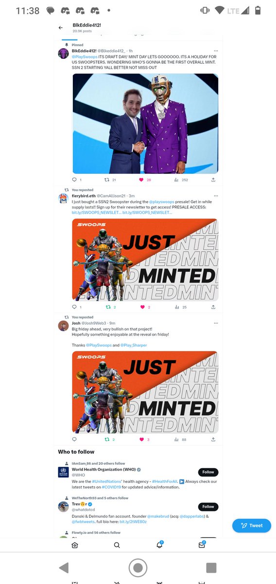 Blkeddie412_'s tweet photo. Timeline says it all lets gooo @PlaySwoops https://t.co/Vij4A94OrZ