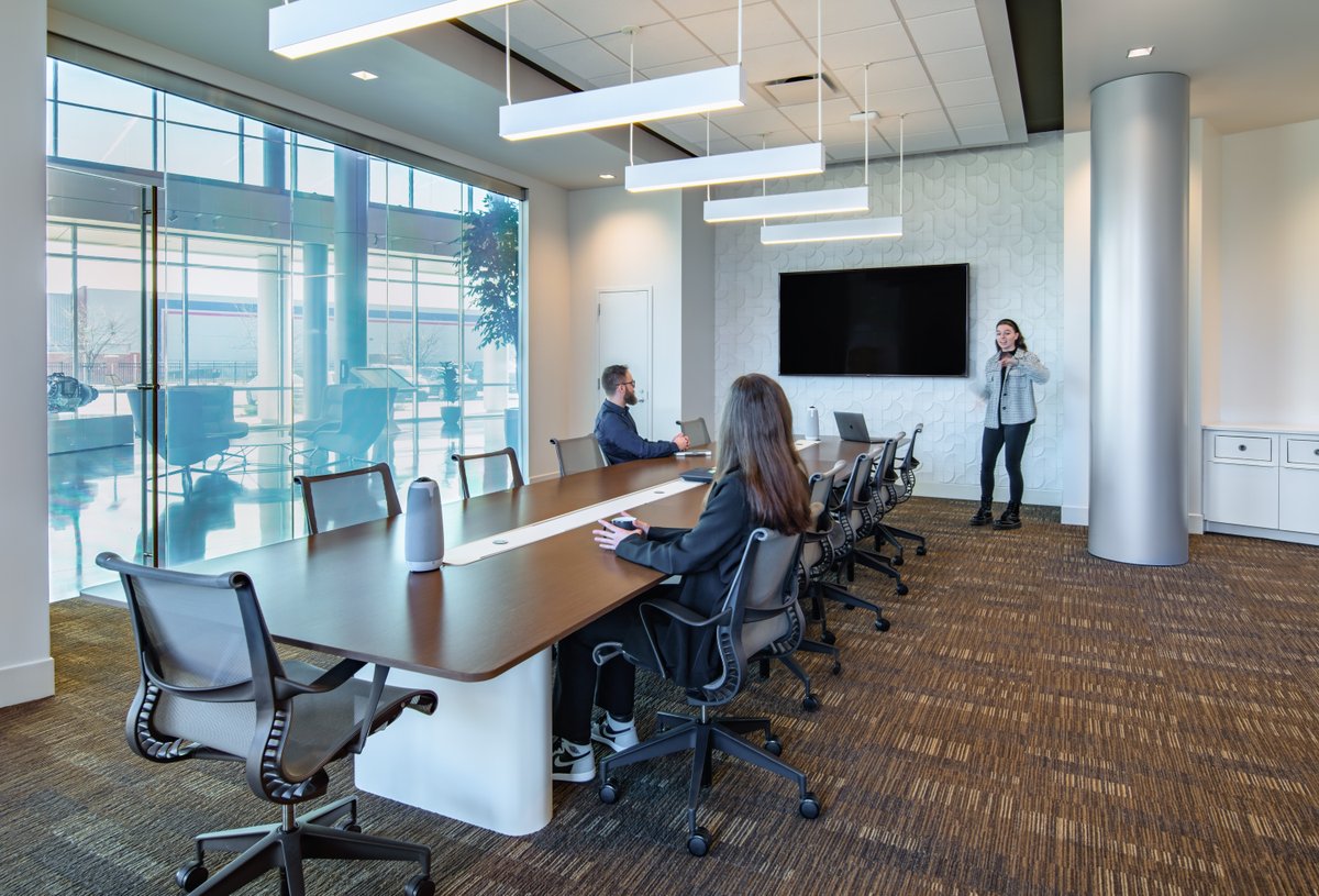 MichaelFirsich's tweet photo. What a project! This was a fun shoot. Many thanks to @americanstructurepoint for the opportunity to capture their work at the Allison Innovation Center in #speedway.

#architecture #interiordesign #architecturalphotography #buildingconstruction #michaelfirsichphotography https://t.co/sNnqK8a0Hg