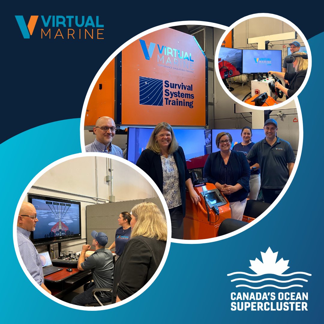 Virtual Marine has more than 160 simulators that have trained thousands of workers in marine safety world-wide. As a member and an OSC project participant, it was great to visit their Paradise, NL site this week - thank you Randy and the whole team!

#OceanNation #BeReady