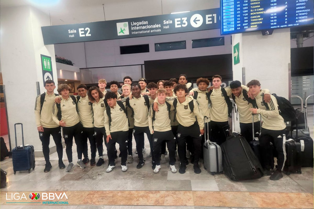 LigaBBVAMX's tweet photo. Se acerca el inicio del Torneo #LigaMXInternacional de Fuerzas Básicas.

@AtletiAcademia, @Palmeiras, @LAFC y @FCDallas ya están en México para disputar el certamen

#LigaBBVAMX https://t.co/9BabuDXzHP