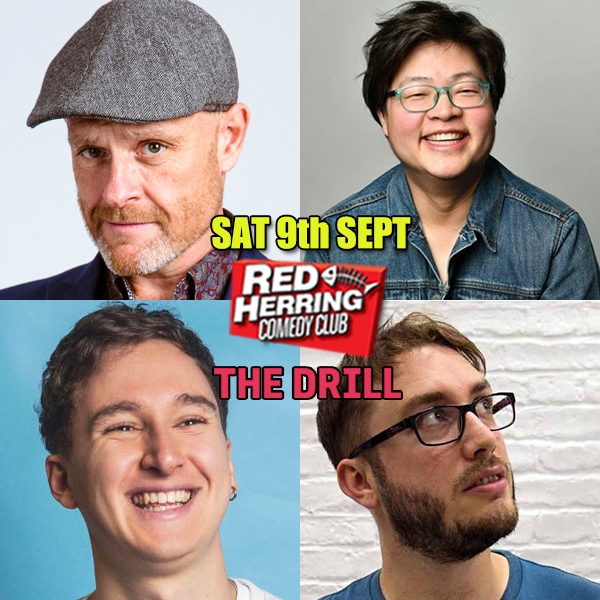 Red Herring Comedy Club is back at The Drill @LincolnDrill on Sat 9th Sept with 4 more fantastic acts, featuring...

@EddyBrimson
@kuanwen_huang
@hawleyjacob & MC @adambcomedy

Click to grab your tickets here... bit.ly/3K51NRk