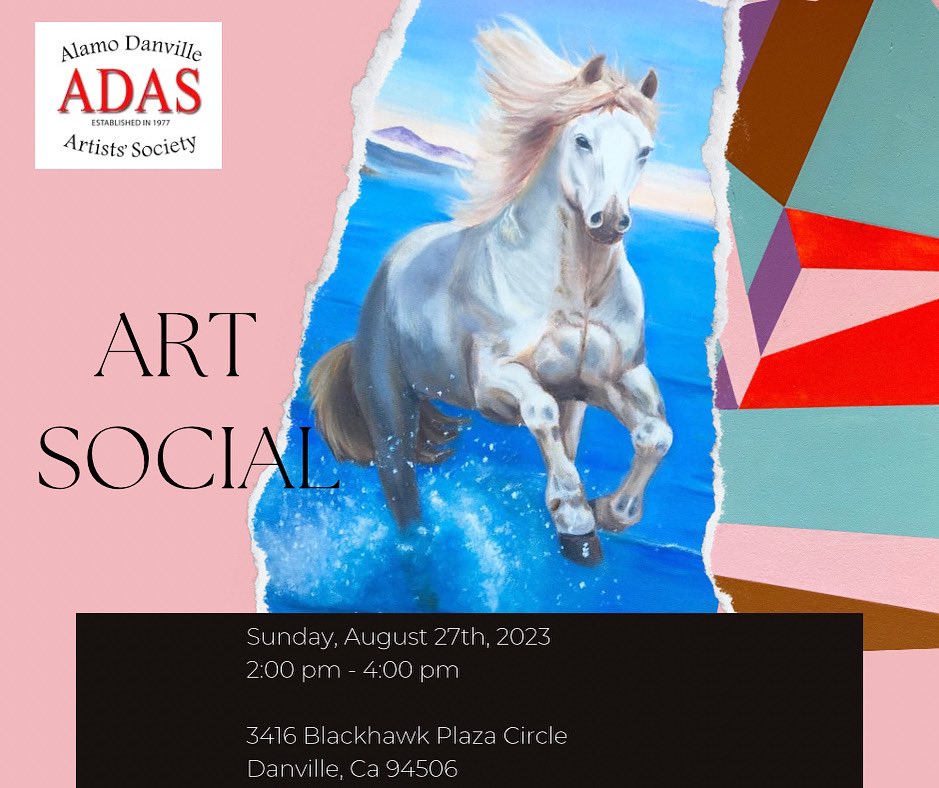 ArtBlackhawk's tweet photo. MARK YOUR CALENDARS!!
ADAS - BLACKHAWK GALLERYβS ART SOCIAL EVENT AT 3416 BLACKHAWK PLAZA CIRCLE
#danvilleca ON SUNDAY , AUGUST 27TH, 2:00 PM - 4:00 PM https://t.co/sy3M7VZ0CX
#artsocial #meetheartist #blackhawkgallery #bayarea #SanFrancisco #galleryevent https://t.co/KLwSq7nJOO