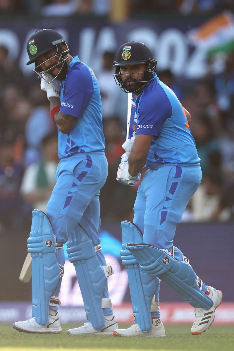 Most partnership runs in T20Is

Babar Azam &amp; Rizwan - 2708(56 Innings)

KL Rahul &amp; Rohit Sharma - 1897(42 Innings)

A Balbirnie &amp; PR Stirling - 1811(62 Innings)

#KLRahul
