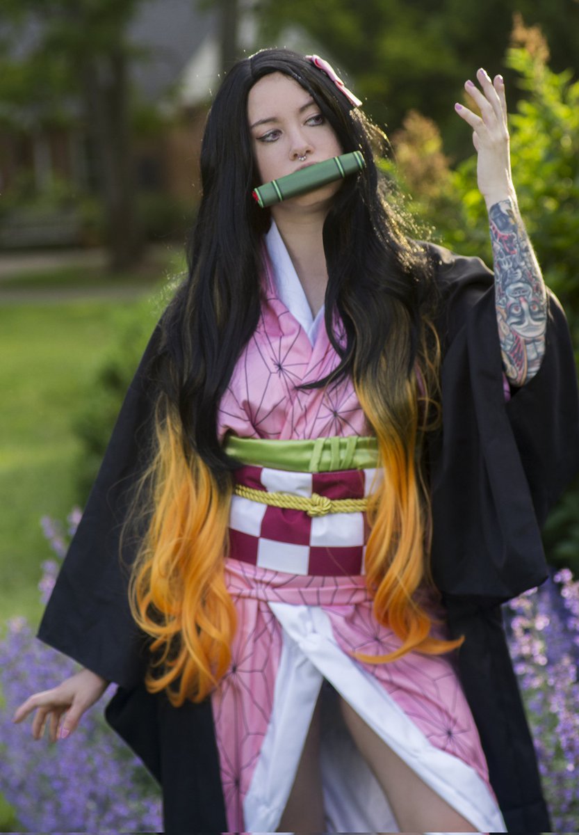 TrinityKatze's tweet photo. Cosplay nazuko . Photo by k and g photography. #demonslayer #animegirl #nazuko https://t.co/UZtlAVMeBr