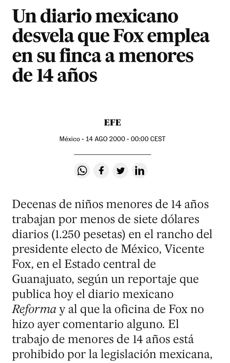 MirianCalderonc's tweet photo. @VicenteFoxQue 😤 de cuando acá a usted le preocupan los niños? https://t.co/ylSUrOy5Zs