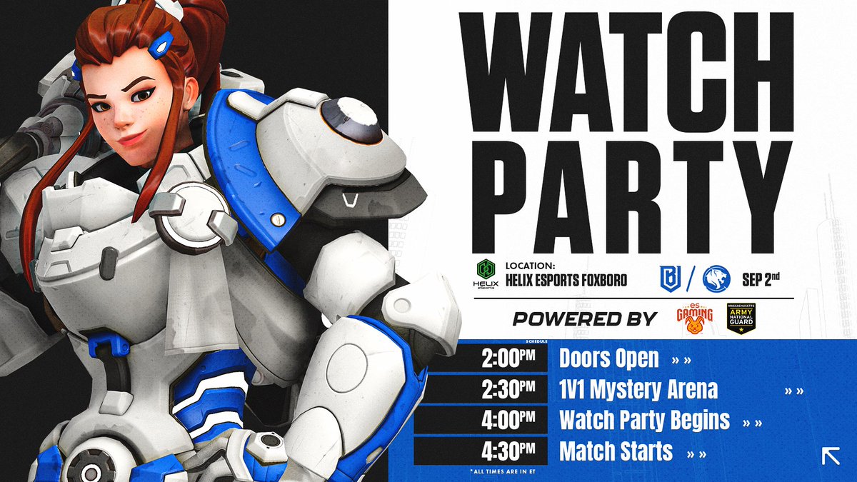 Boston Uprising (@bostonuprising) on Twitter photo 🚨 SURPRISE 🚨
Watch parties return on September 2nd! Don't miss out on the chance to watch THE Boston Uprising at <a href="/HelixeSportsFX/">Helix eSports Foxboro</a>. (RSVP Below) 🚨 SURPRISE 🚨
Watch parties return on September 2nd! Don't miss out on the chance to watch THE Boston Uprising at <a href="/HelixeSportsFX/">Helix eSports Foxboro</a>. (RSVP Below)
