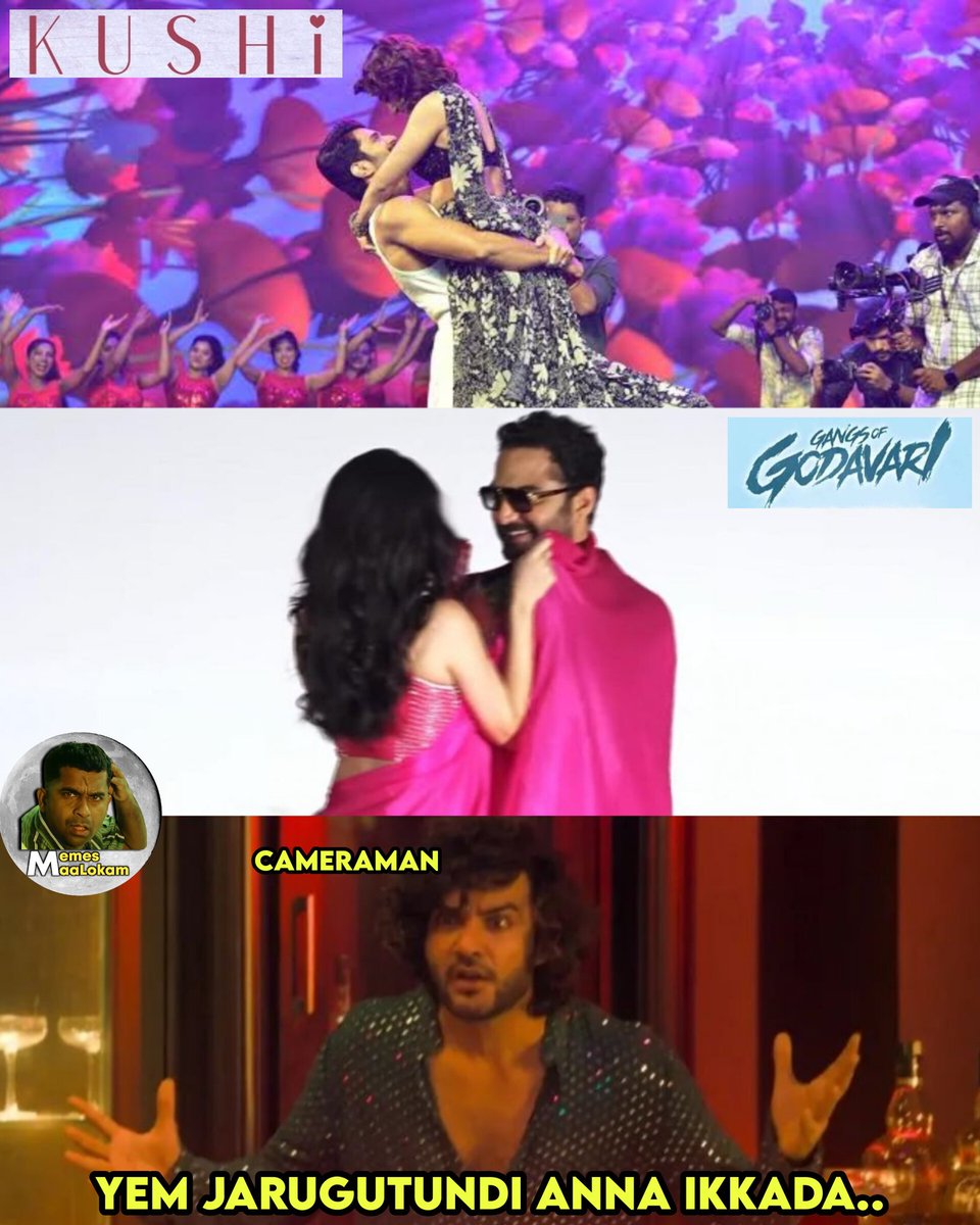 Nb4Ea's tweet image. #MoviePromotions 😱

#Kushi #GangsofGodavari #vijaydevarakonda #samantha #Vishwaksen #Nehashetty #prerelease #Musicalconcert #preweddingphotoshoot
#Cameraman

Follow @Nb4Ea 👈