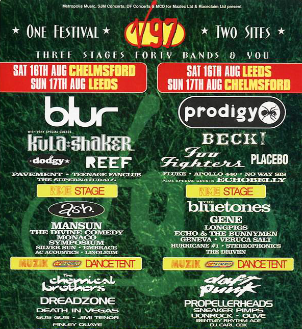 gigsandtours's tweet image. V Festival, on this day in 1997!!

Were any of you there? 🎪