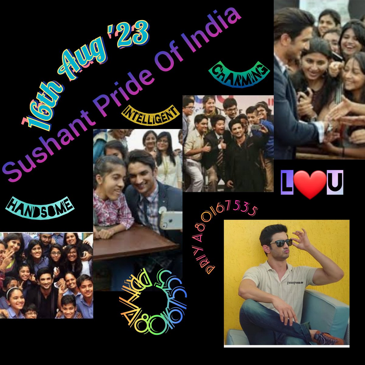 Priya80167535's tweet photo. Evening Tagline👇
Sushant Pride Of India
OUR Precious Gem💎  ✨

@itsSSR❤️ @withoutthemind
Sushant Pride Of India !
#Justice4SSR
#BoycottbollywoodCompletely https://t.co/Xl5iaWKelU