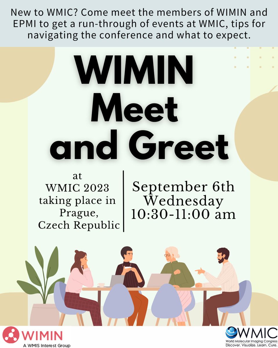 Come meet WIMIN and EPMI members at our Meet and Greet event at #WMIC2023 in Prague!